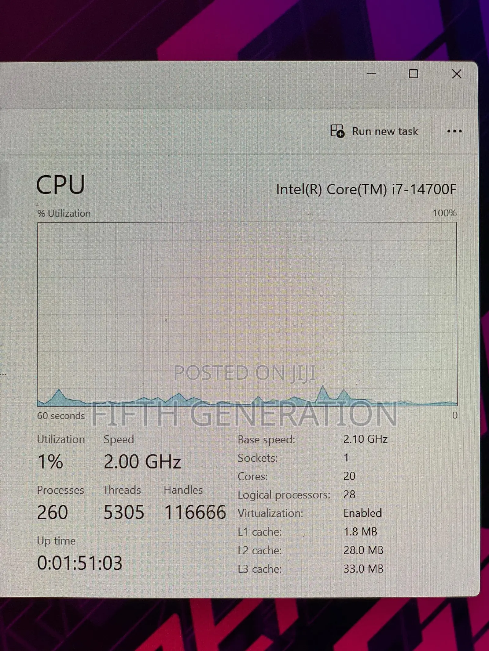 Desktop Computer Asus ROG STRIX GD30CI 32GB Intel Core i7 SSD 1T