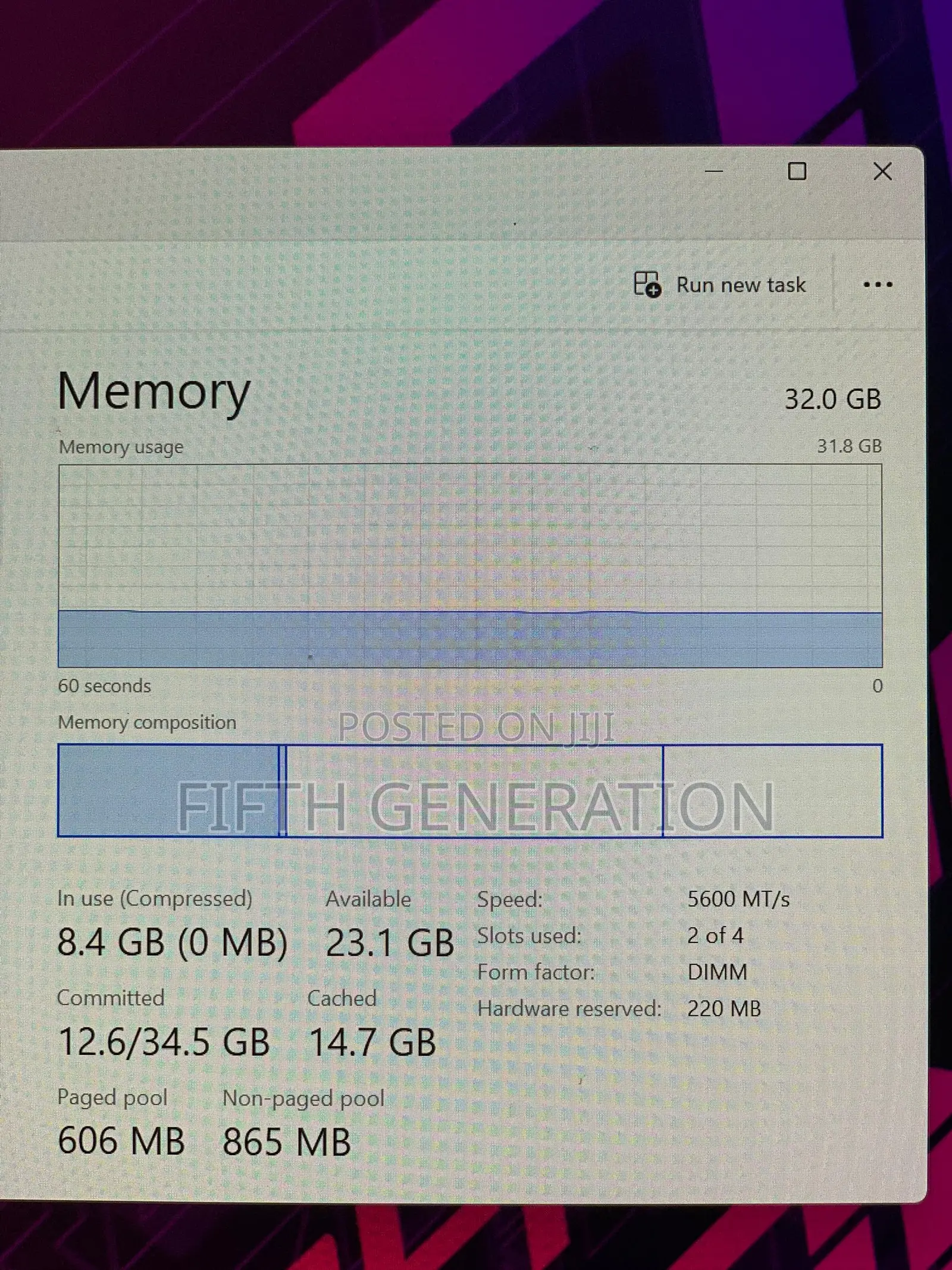 Desktop Computer Asus ROG STRIX GD30CI 32GB Intel Core i7 SSD 1T
