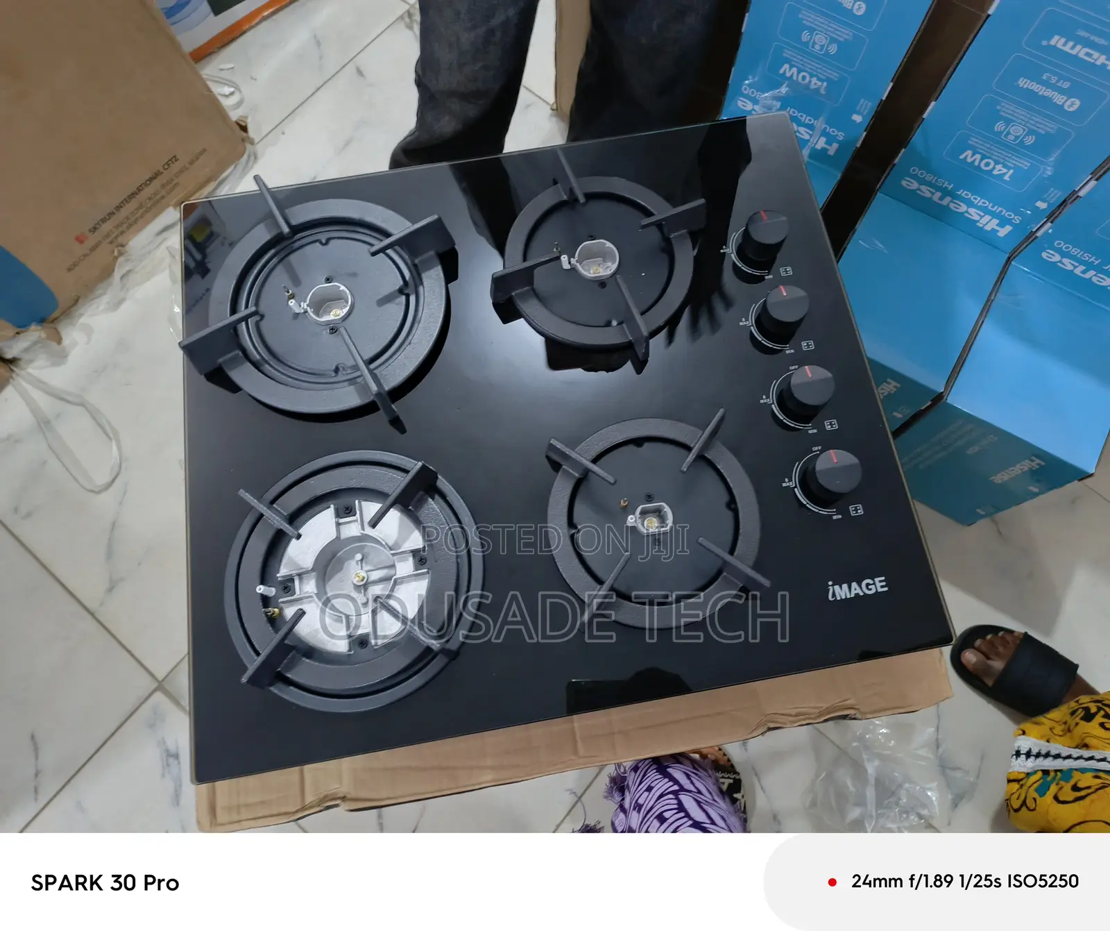 Image 4 Burner Built in Gas Hob Sleek Finish