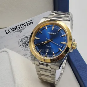 Longines Watch for Men - Battery Powered, Chain Strap