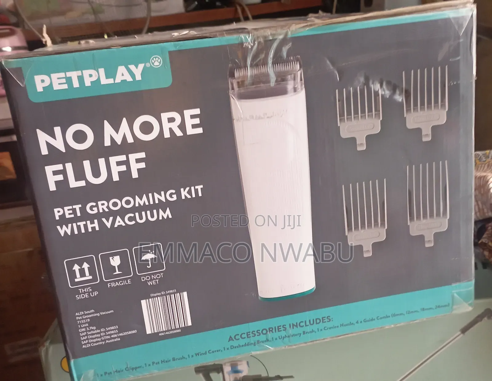 Petplay Pet Grooming Kit With Vacuum