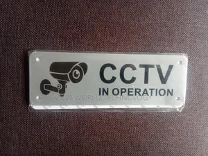 2-pack Cctv Security Camera Warning Signs