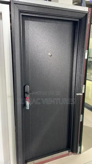 3ft Black German Standard Steel Door