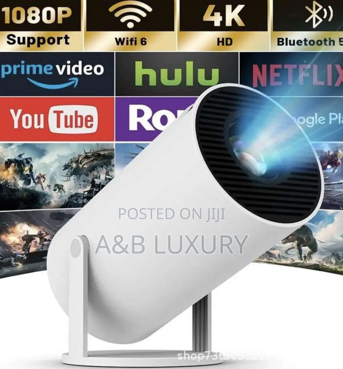 Android Smart Projector Hy300 Pro Video Projector