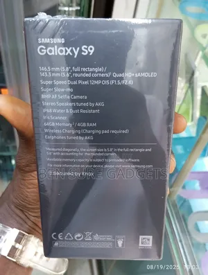 New Samsung Galaxy S9 64 GB Black