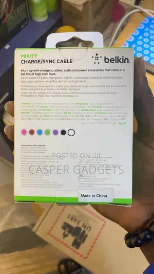 Charge Sync Cable White