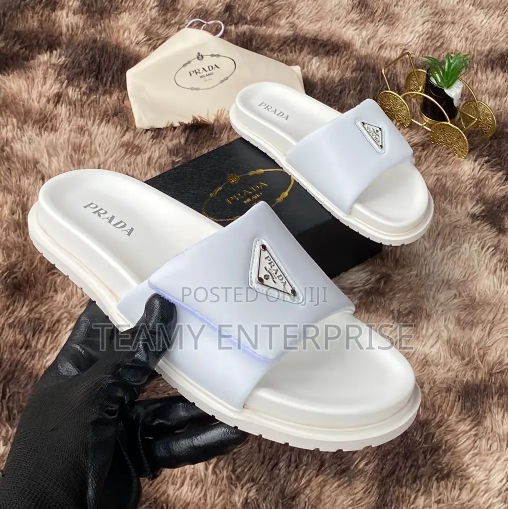 Luxury Quality Prada Milano Slides