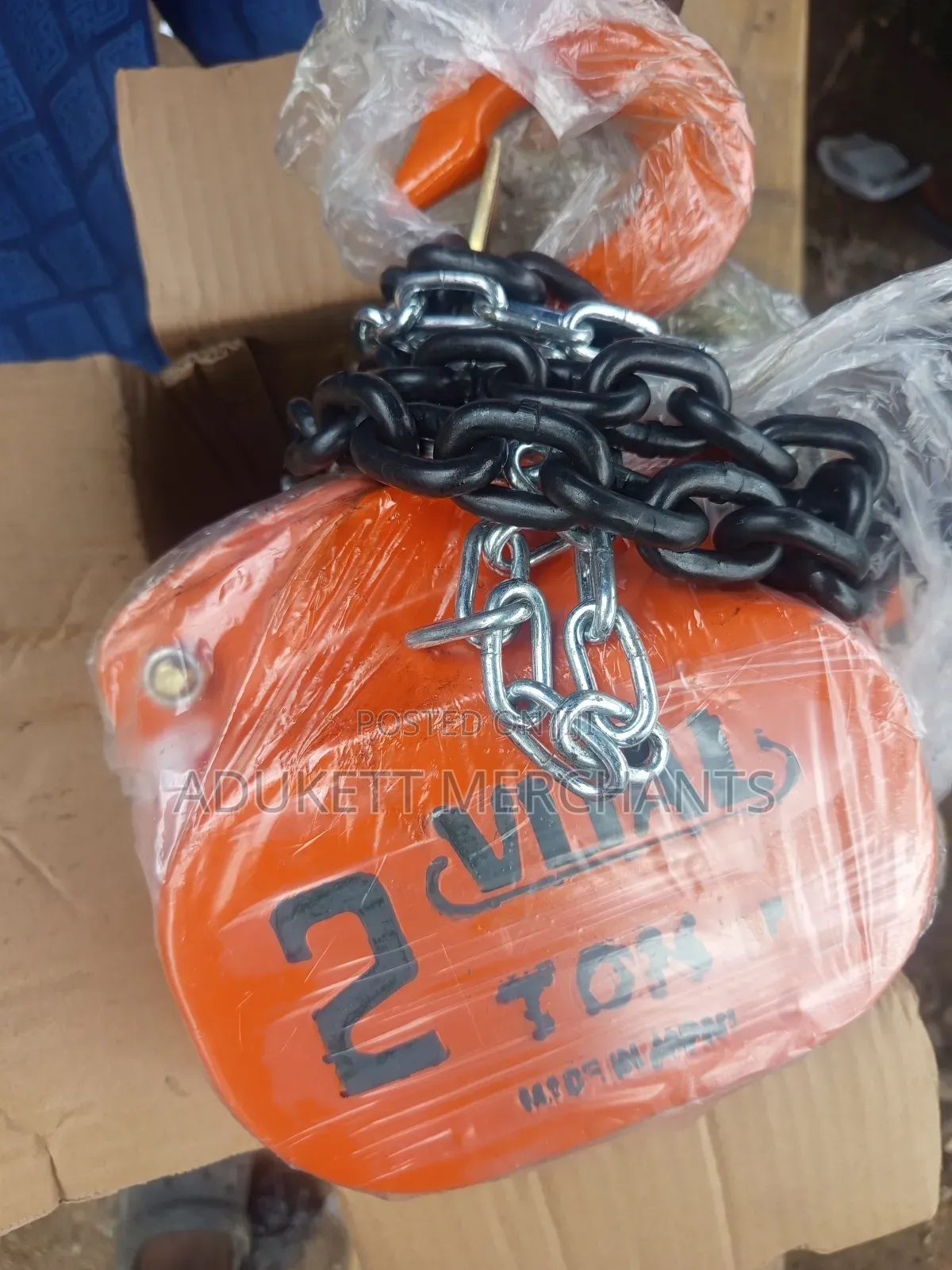 2ton Vital Chain Block by 6meter
