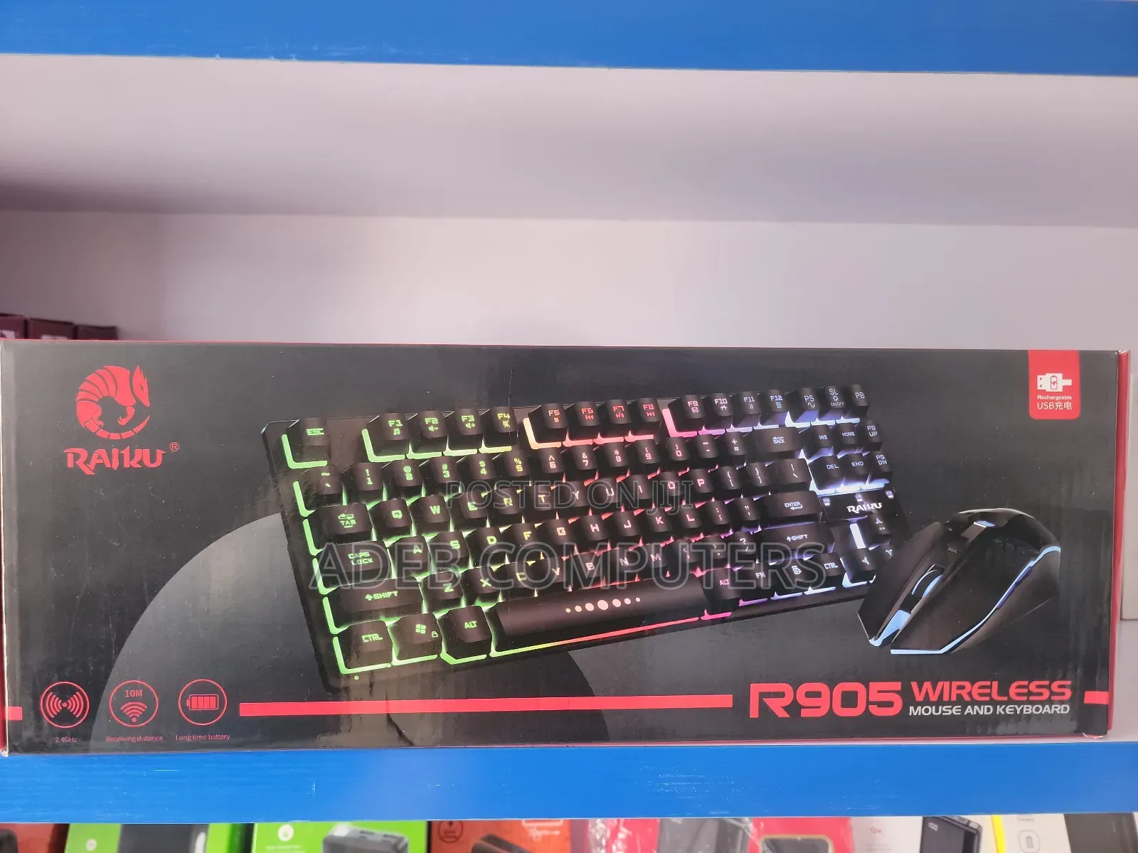 Wireless Keyboard Light and Mouse