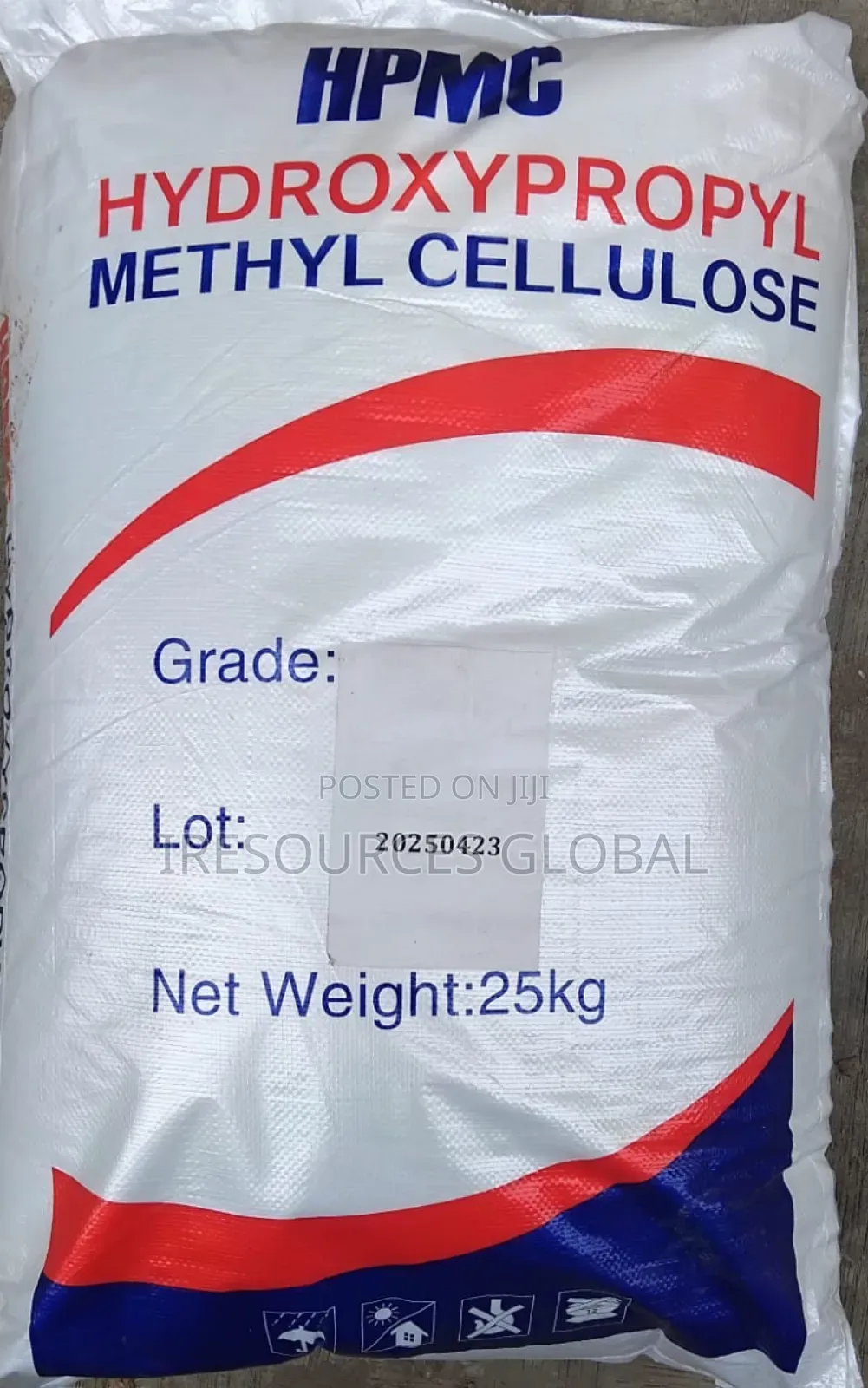 Hydroxypropyl Methyl Cellulose (Hpmc) 25kg High Quality Technical