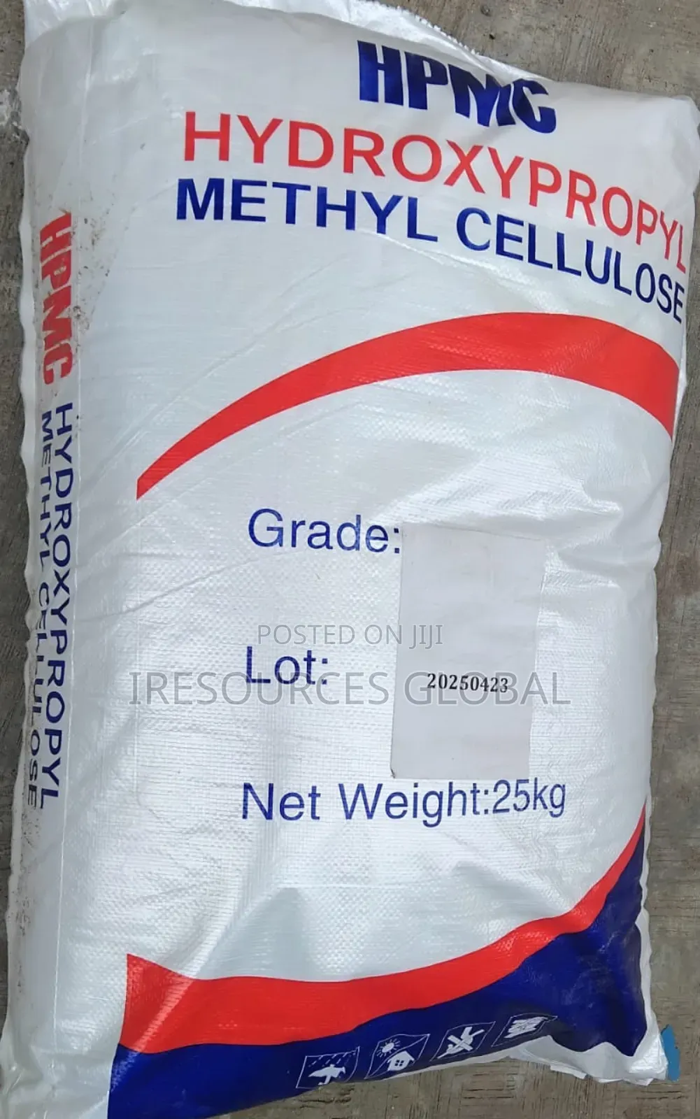 Hydroxypropyl Methyl Cellulose (Hpmc) 25kg High Quality Technical