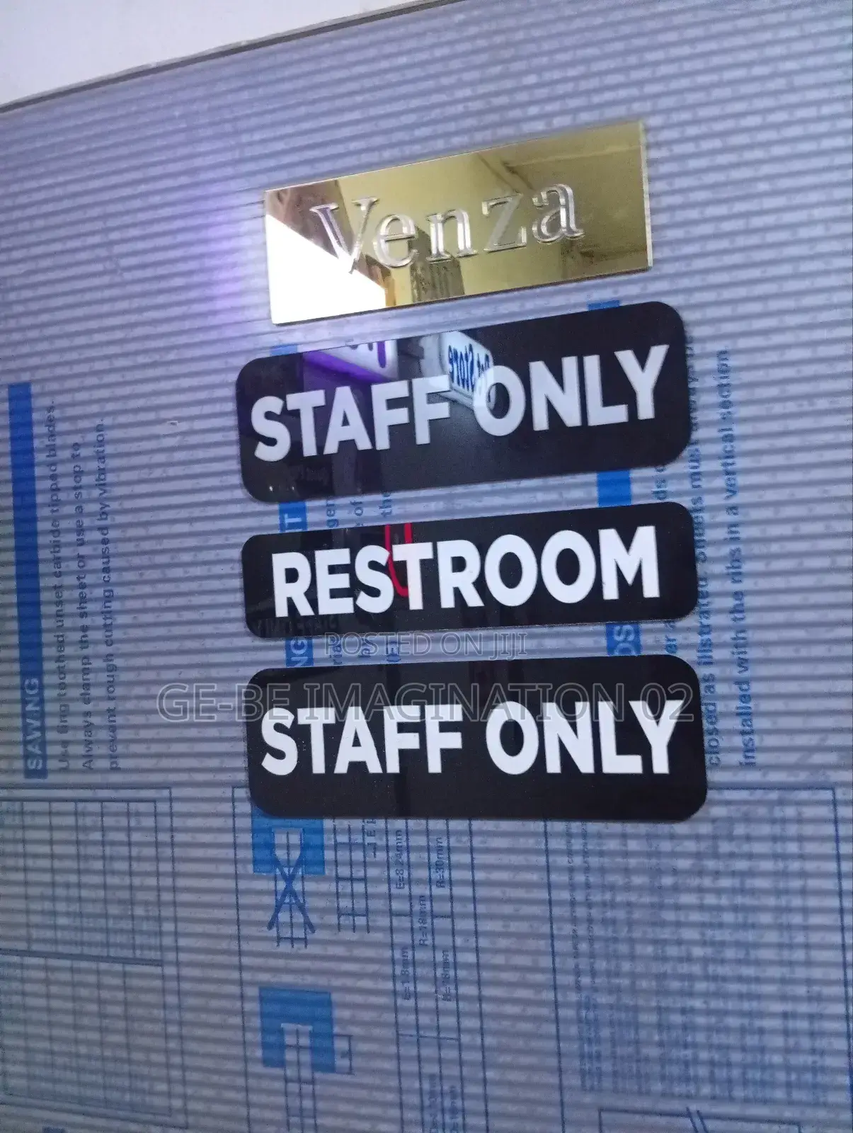 Indoor Interior Sign
