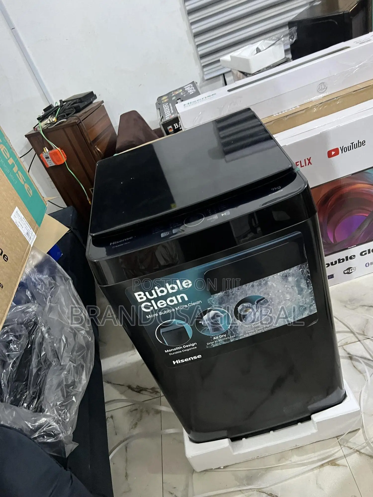 Automatic Top Load Washer – Hisense 9kg Wt3k9022ub