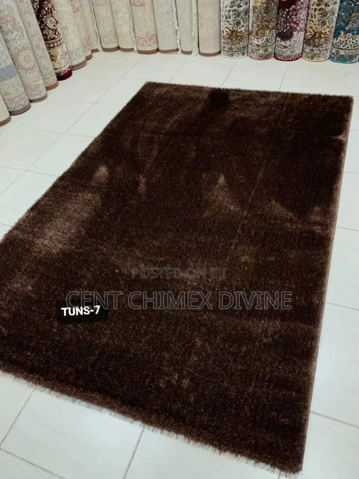 Shaggy Center Rugs Plain No Design