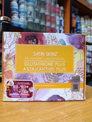 Satin Skinz Gluthathione Plus Astaxanthin Plus