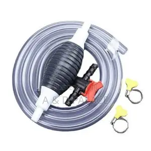 Siphon Pump Petrol Water Oil Liquid Transfer Easy Use Manual