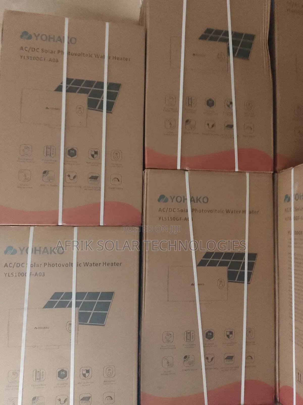 Yohako 150litre Ac/Dc Solar Water Heater