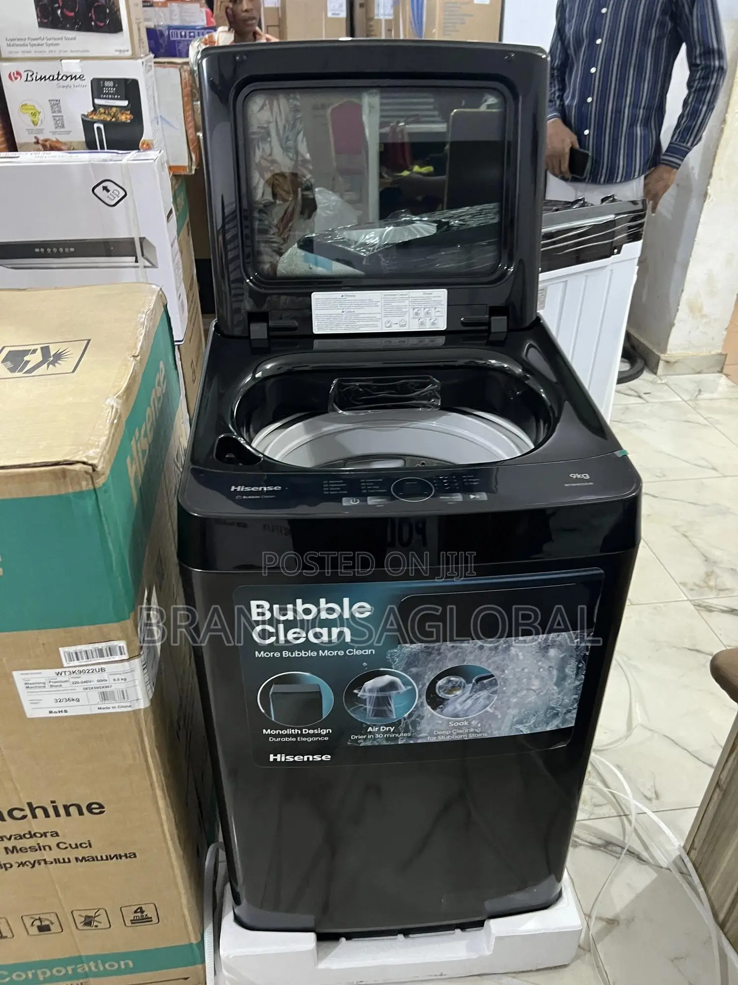 Fully Automatic Hisense Washer – 9kg