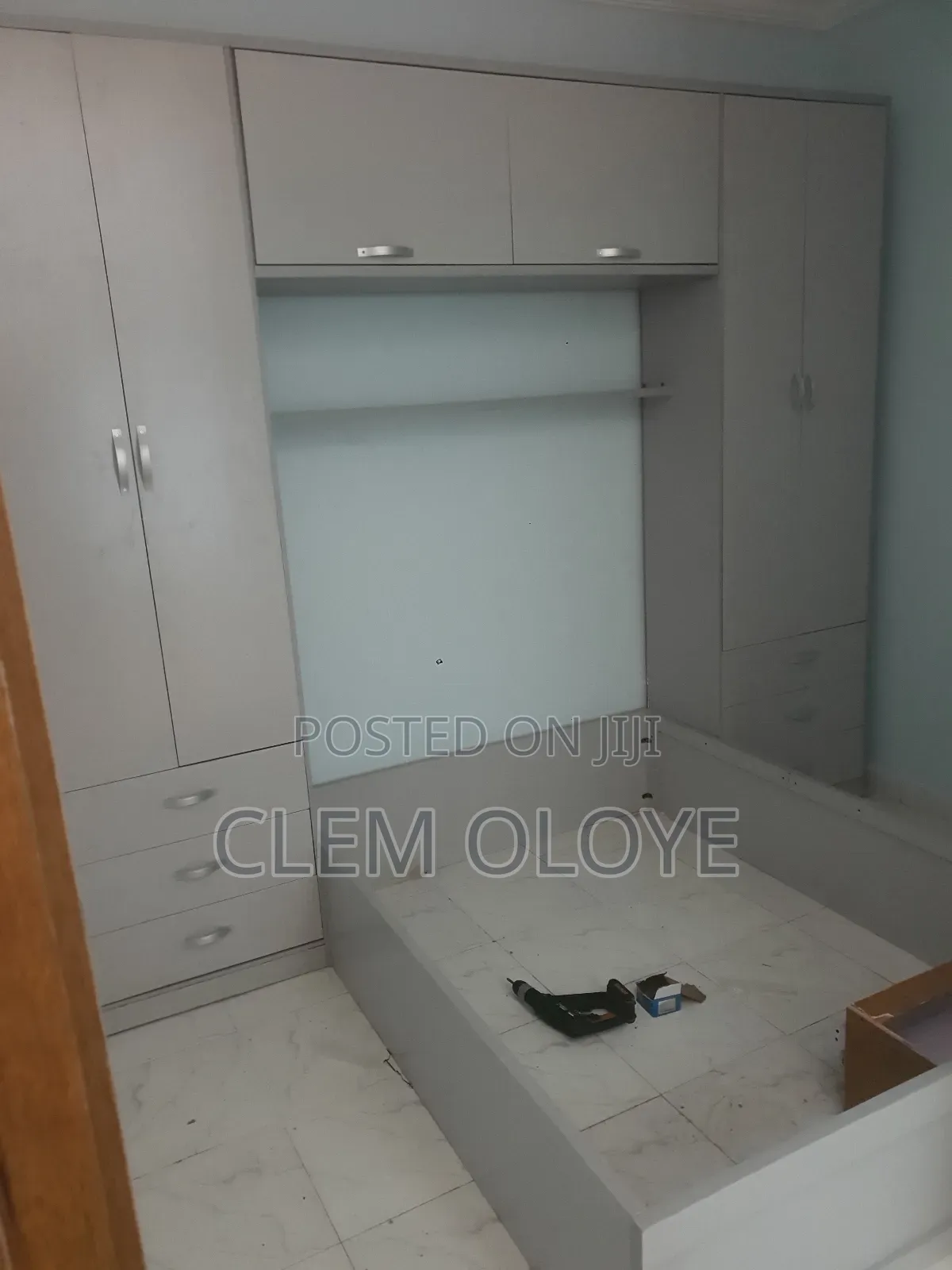 Bedframe and Wardrobe
