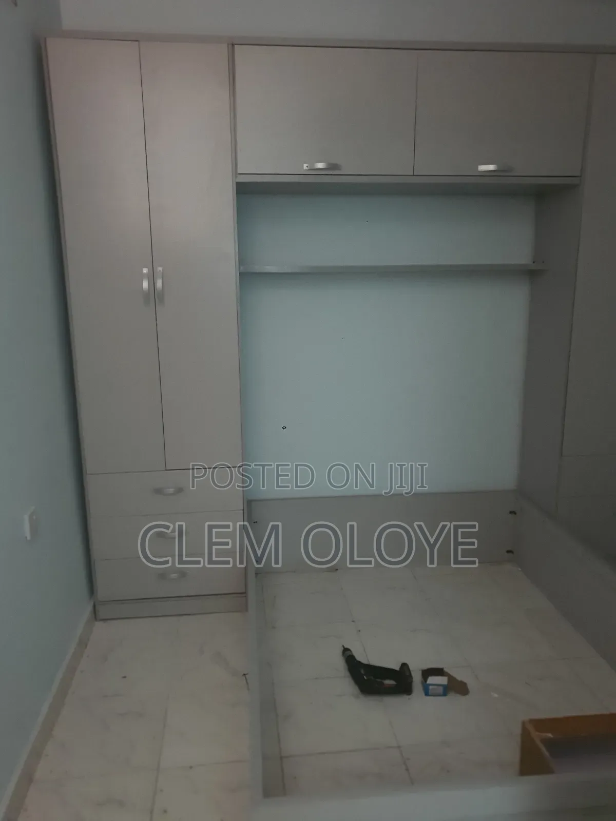 Bedframe and Wardrobe