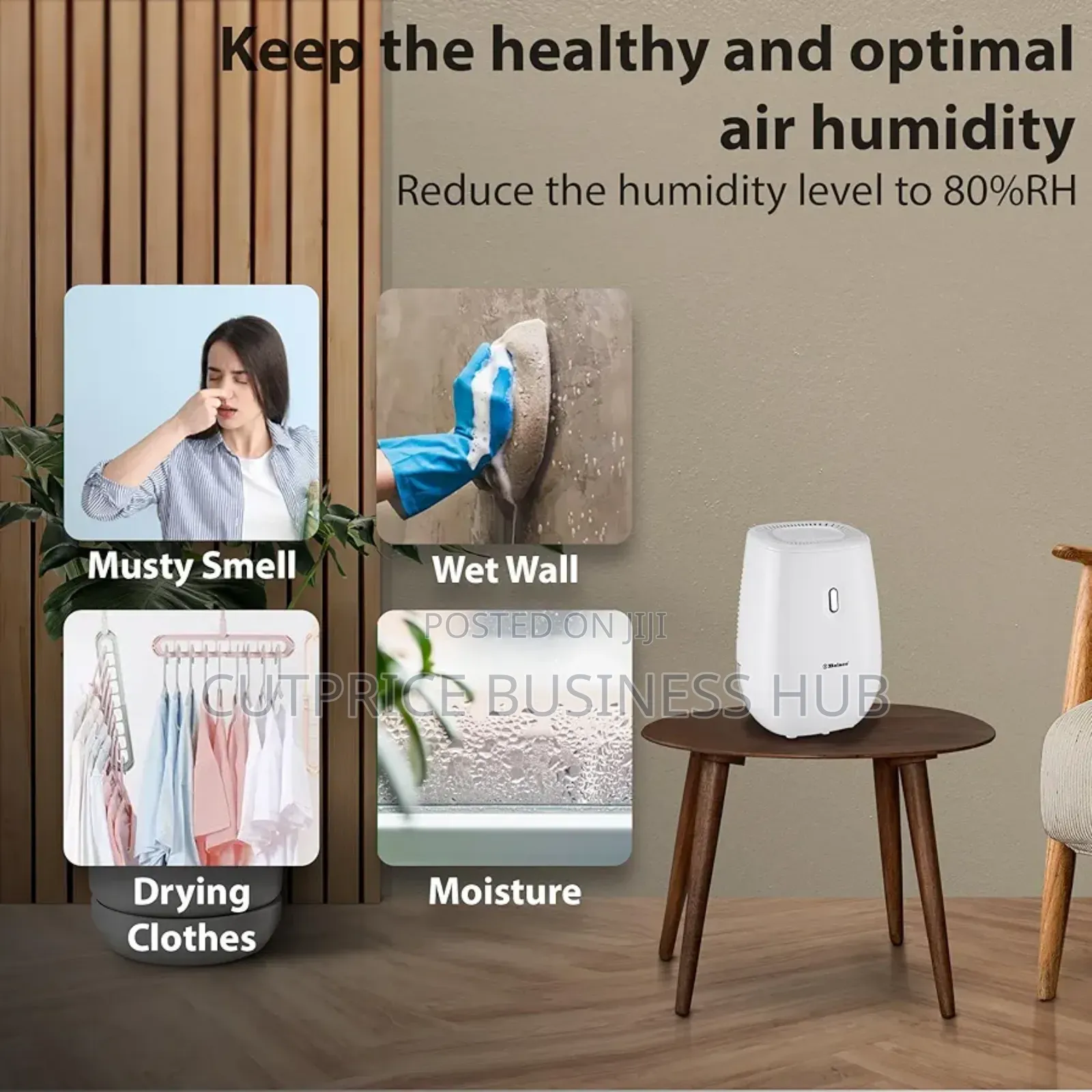 Belaco Bdd01l Dehumidifier 1200ml Portable Air Dehumidifier