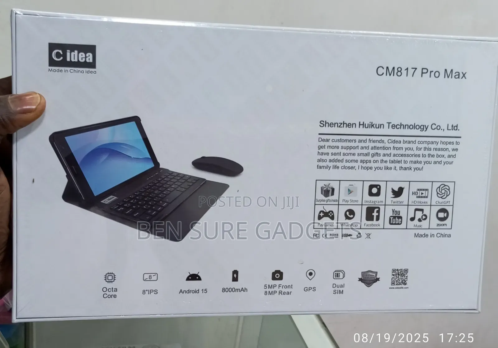 New C idea CM813 Pro 512 GB Gray