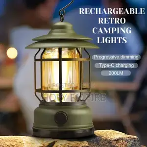 Outdoor Lighting Portable Light Retro Horse Lantern Rechargeable