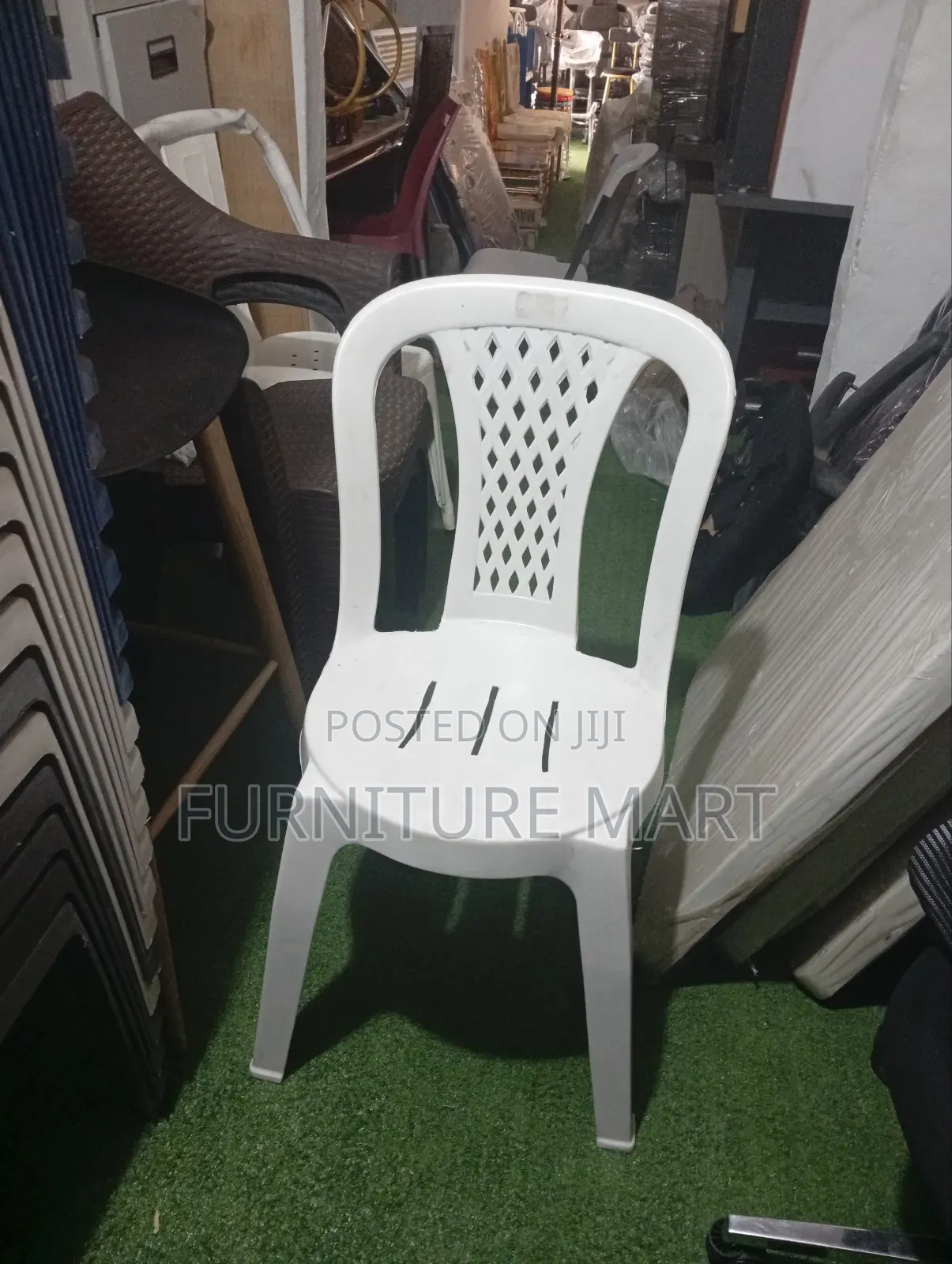 Plastic Chairs in Different Colours