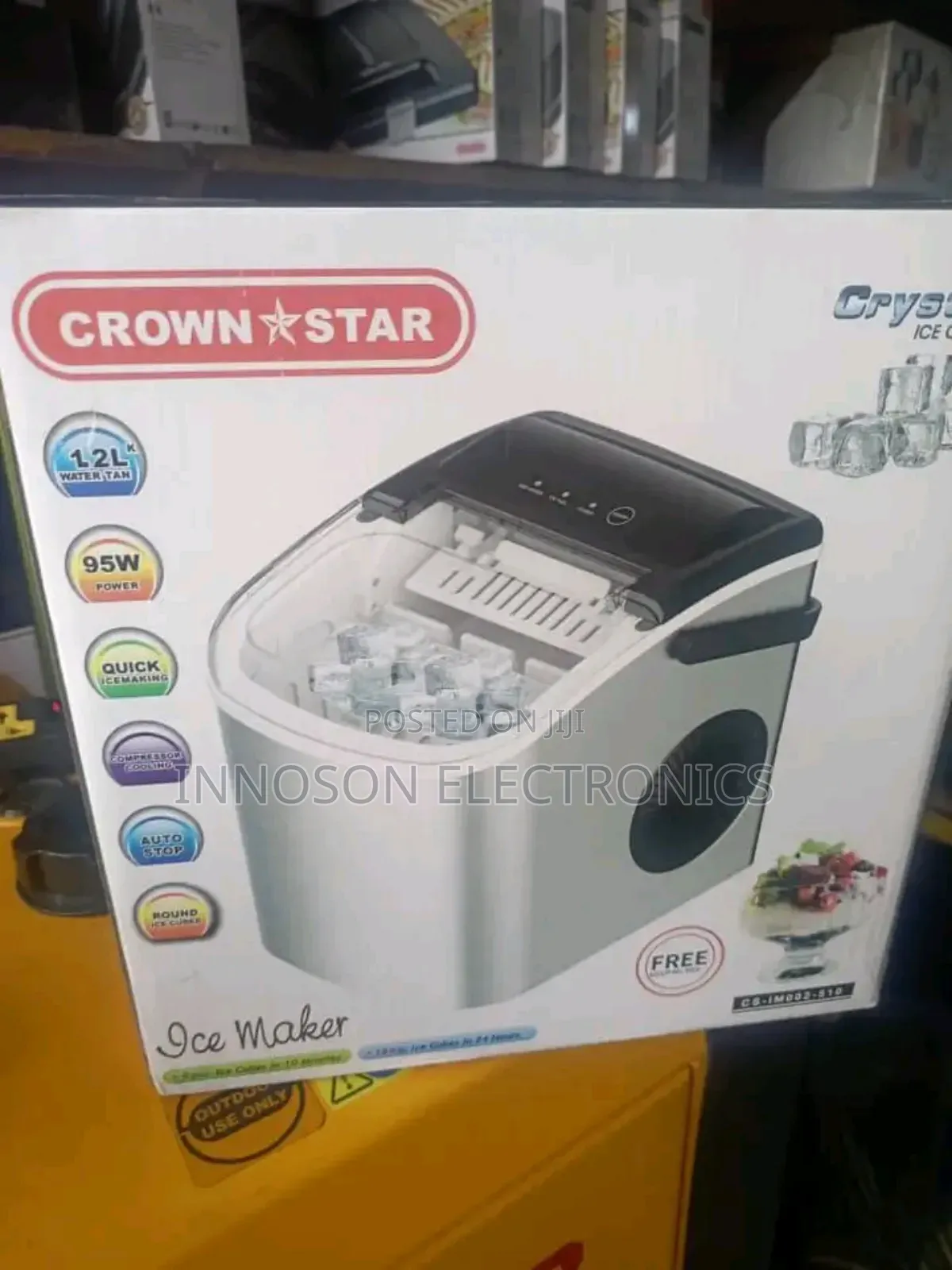 Crown Star Ice Cube Maker I. 2liters