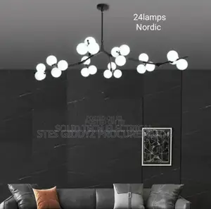 Luxury Nordic Sitting Room Light With The Glass