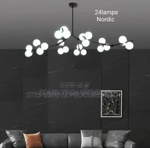 Luxury Nordic Sitting Room Light With The Glass