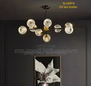9 Lamps Chandelier Gu9 Lampholders