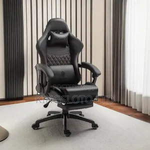 Dowinx Gaming/Office Pc Chair With Massage Lumbar Style Pu Leather