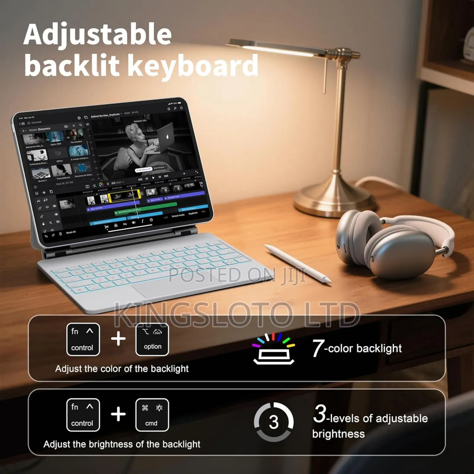 Bluetooth Magic Keyboard Available for iPad and Samsung Tablets '