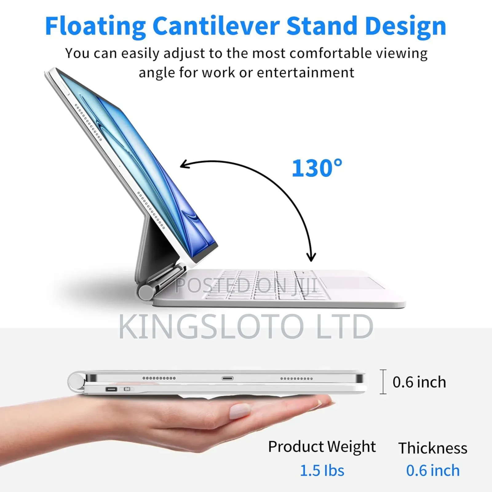 Bluetooth Magic Keyboard Available for iPad and Samsung Tablets '