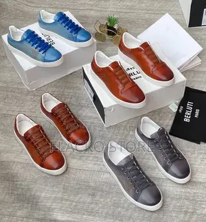 Original 1895 Berluti Casual Leather Sneakers