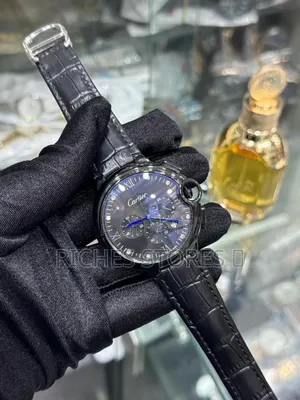 High Quality Cartier Slim Leather Watch