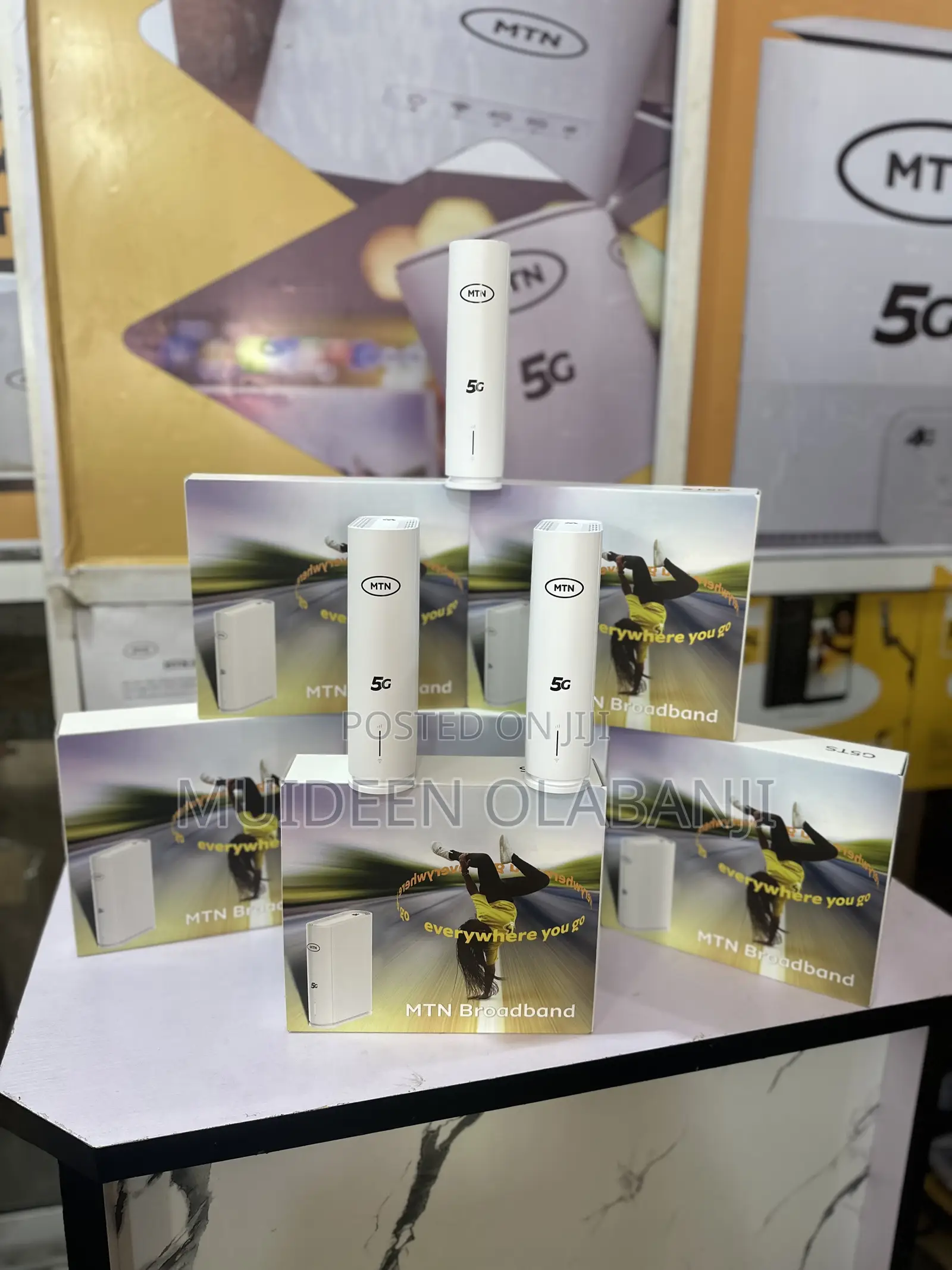 5g MTN Broadband Router With Free 100gb Data and Back Up Power Bank in ...