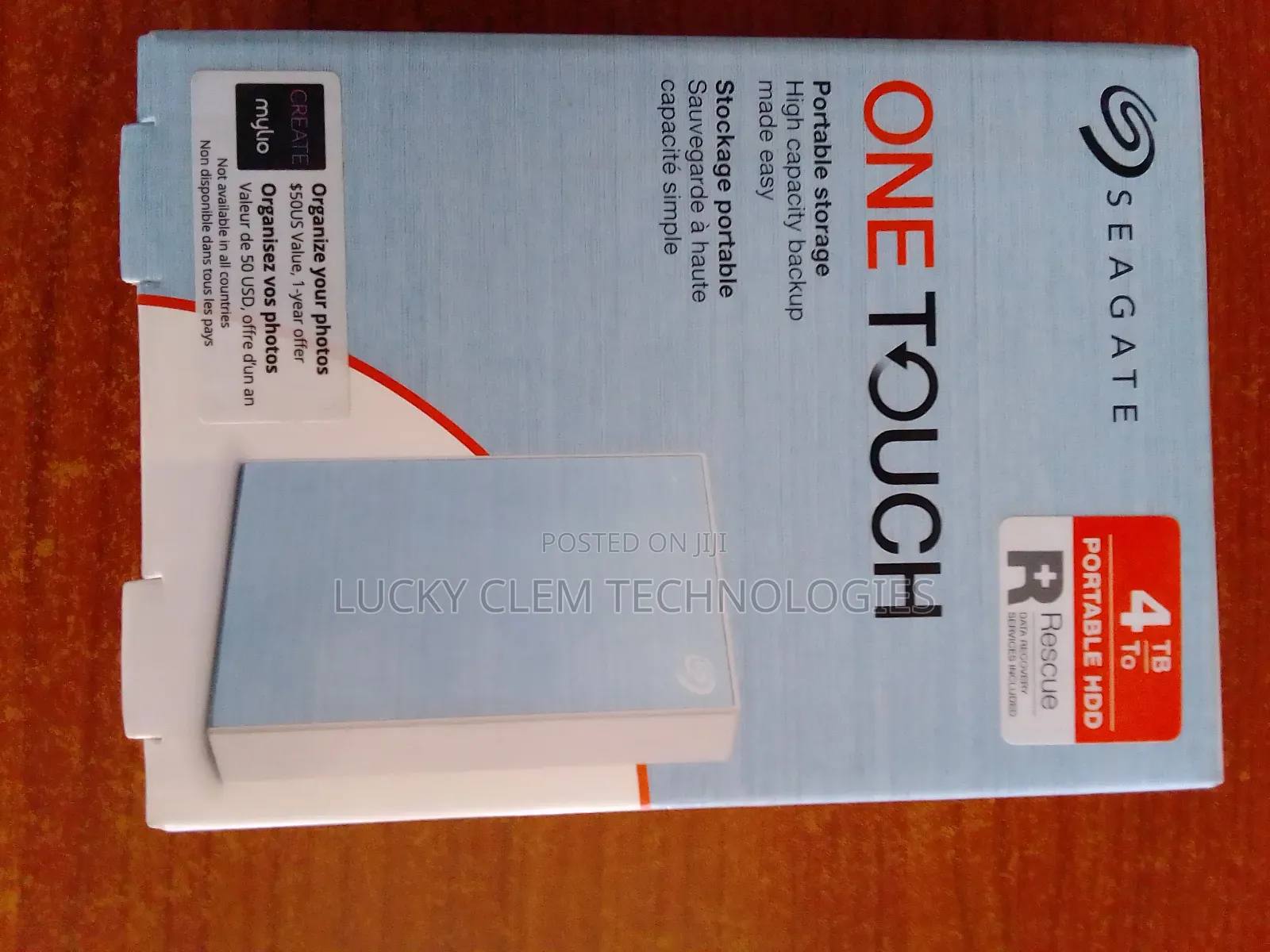 Seagate One Touch 4tb External HDD