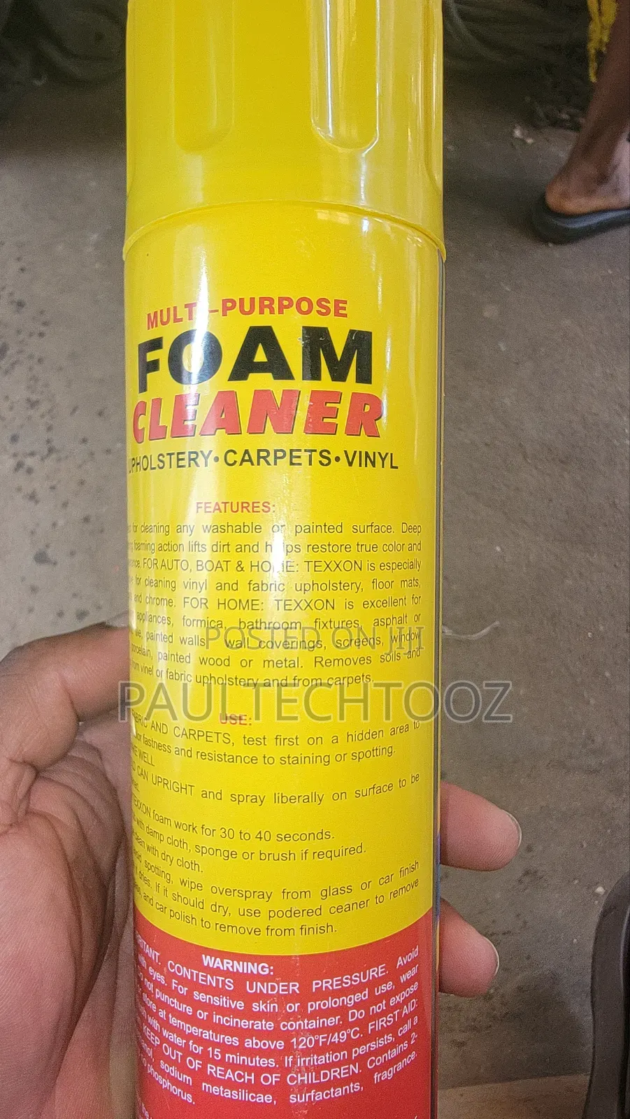 Foam Cleaner Spray