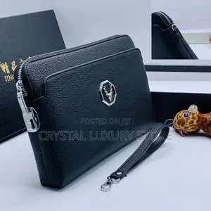 Giorgio Armani Quality Luxury Men Genuine Leather Purse