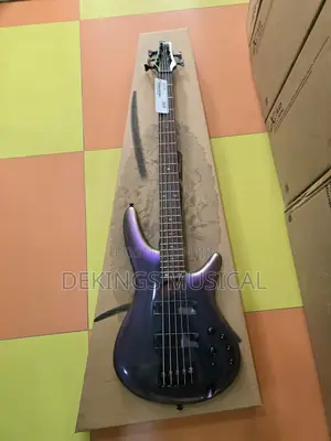 Ibanez Sr505e 5-String Electric Bass Guitar Black Aurora Burst Finish