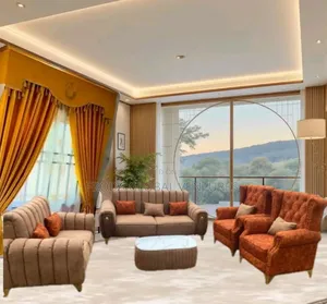 Beautiful, Quality Sofa Chairs With Table. 7 Seaters Couches