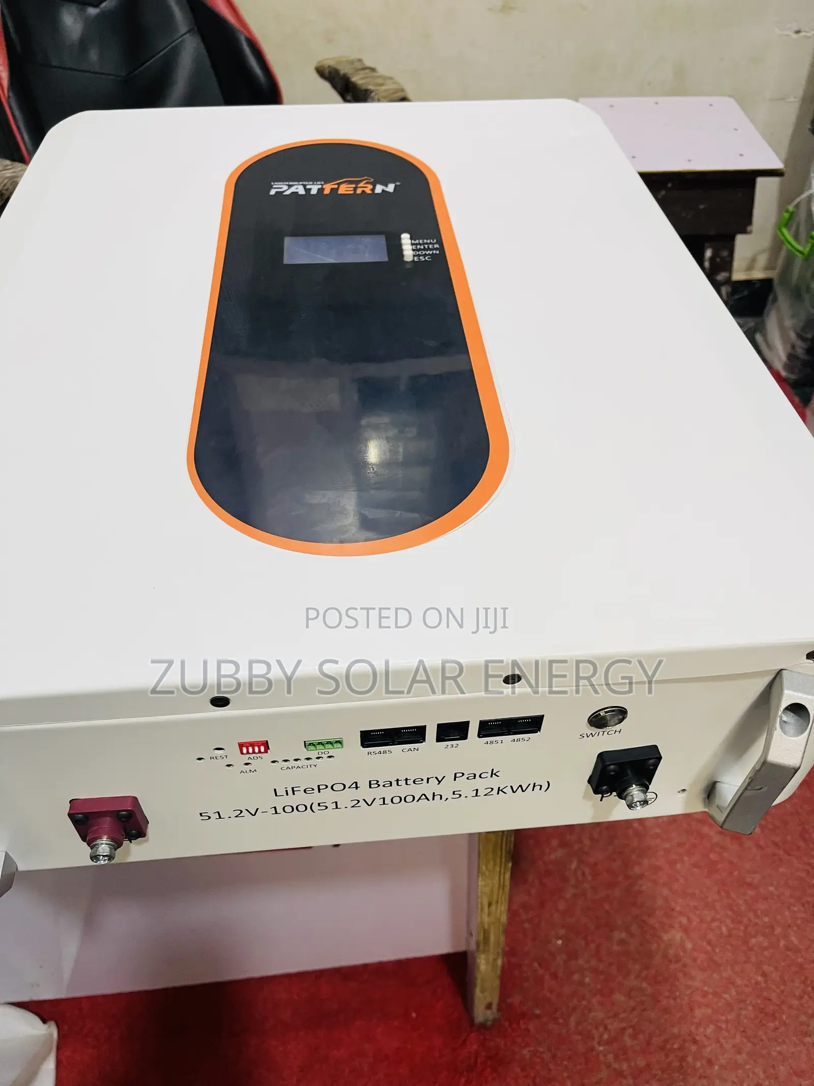 5.12kwh Pattern Lithium Battery Stackable