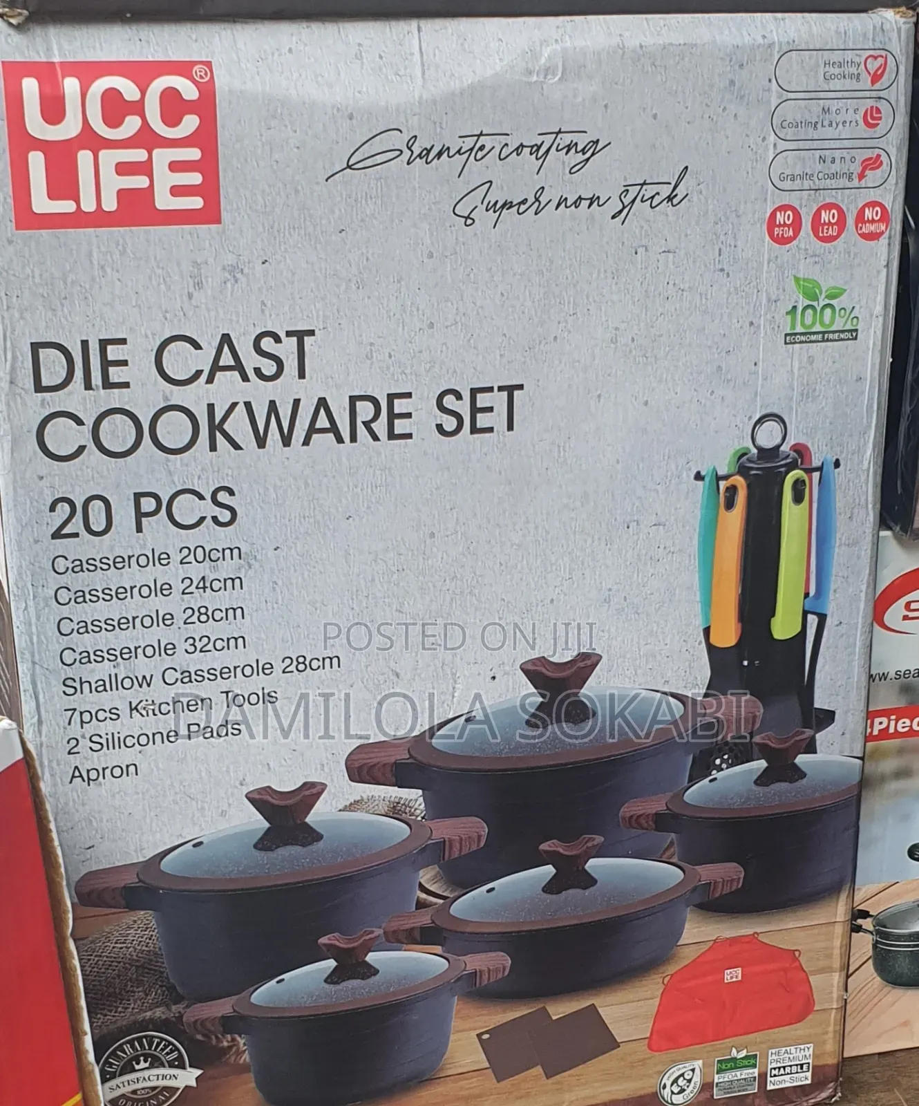 20psc Die Can't Granite Pot