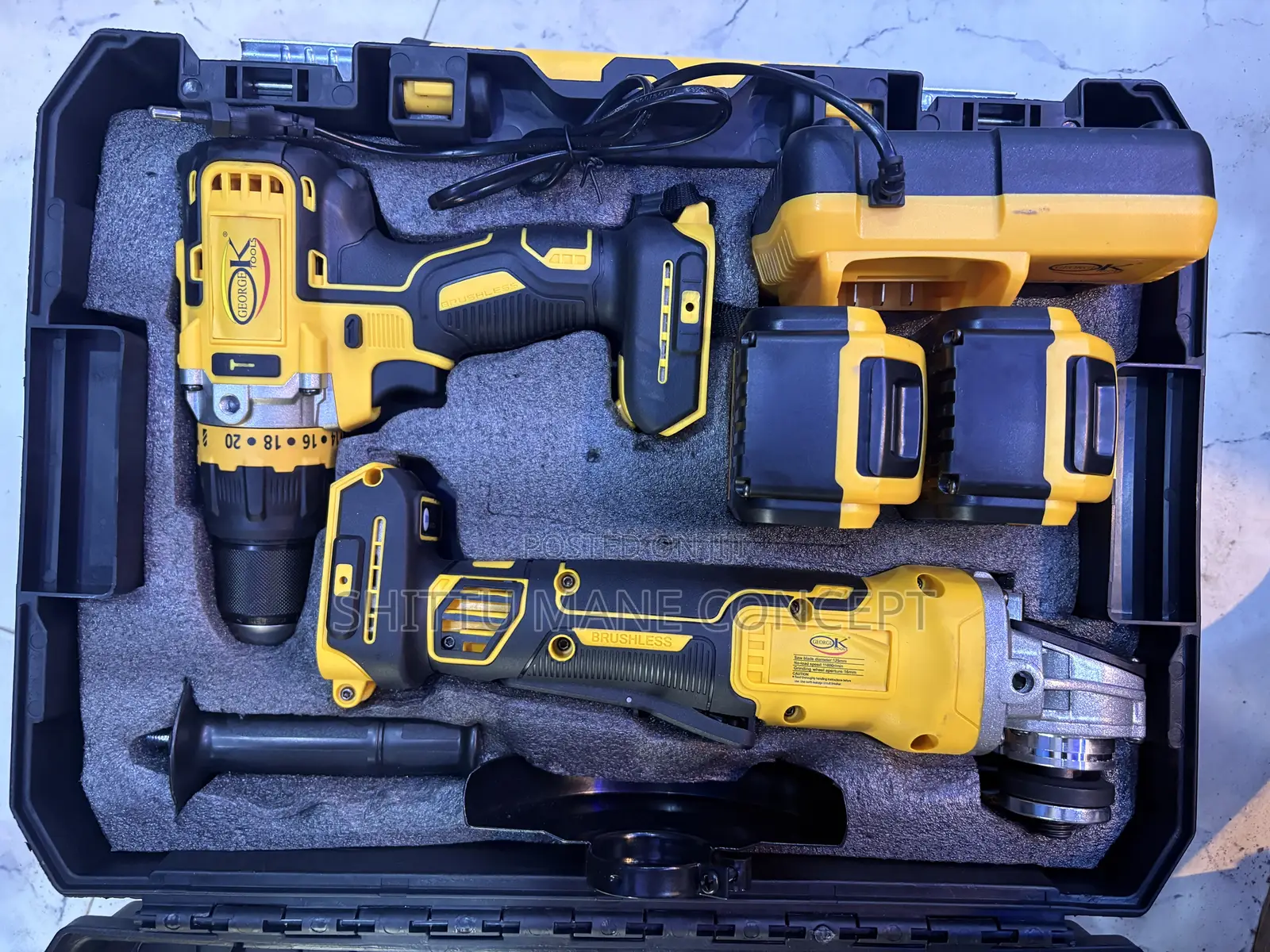 2 in 1 Combo Kit / Cordless Grinder Corldess Drill