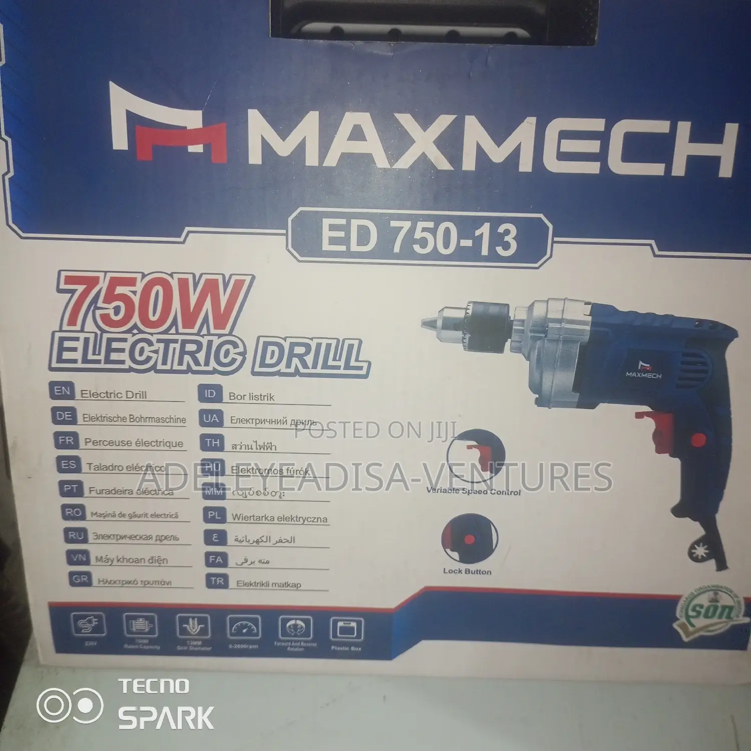 Electric Hand Drill 750w