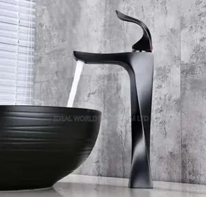 Black Quality Basin Tap