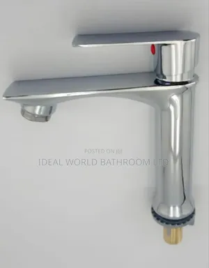Short Basin Mixer Stainless