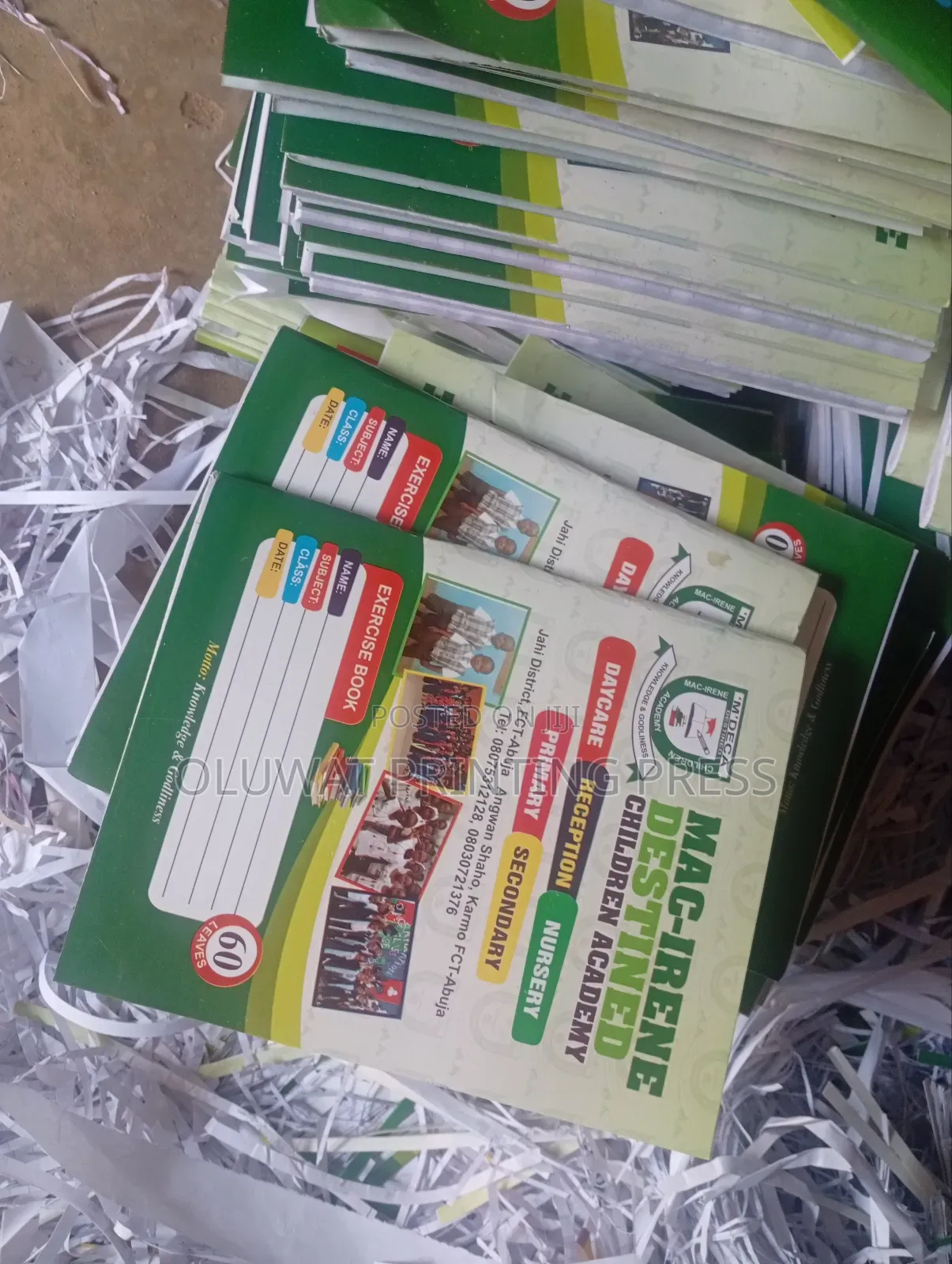 School Exercise Book Branding, Small And Big Note